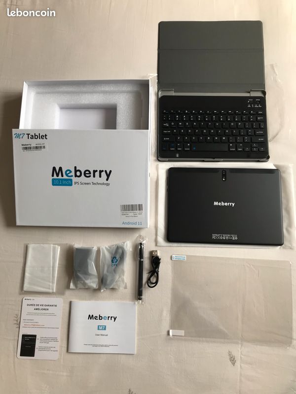 Tablet Android Meberry M7 - ALMACENAMIENTO 256GB - RAM 16GB - AZUL