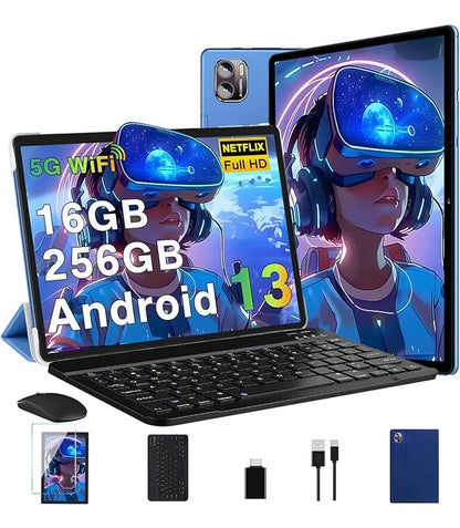 Tablet Android Meberry M7 - ALMACENAMIENTO 256GB - RAM 16GB - AZUL