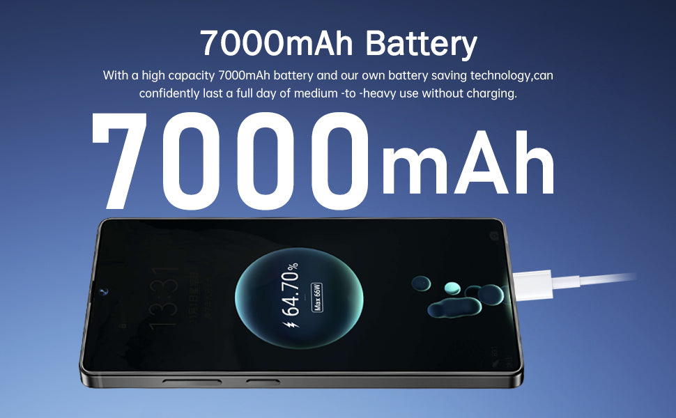 CELULAR I25 ULTRA 5G ANDROID DUAL 6.99", 16GB, 512GB TITANIUM, GRAY