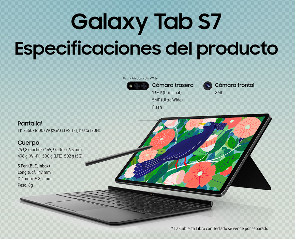 Samsung Galaxy Tab S7 plus 12.4 - WIFI - 256GB